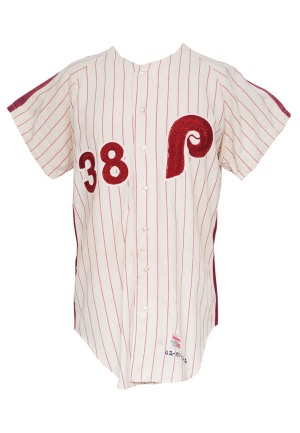 1971 Rick Wise Philadelphia Phillies Game-Used Home Uniform (2)