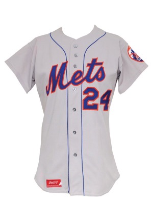 1975 Willie Mays New York Mets Coaches Worn Road Jersey