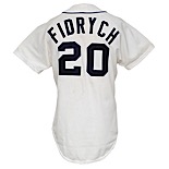 Late 1970s Mark Fidrych Detroit Tigers Game-Used Home Jersey