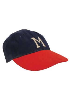 1953/54 Milwaukee Braves Game-Used Cap & Socks Attributed to Warren Spahn with 6/11/1961 Game-Used Home Run Baseball (3)(Career Win No. 295)