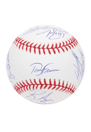 2004 Boston Red Sox Team Signed World Series Baseball (JSA • Championship Season • MLB Hologram)
