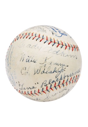 1928 Chicago White Sox Team-Signed Baseball (JSA)