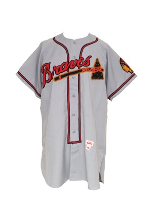 1952 Sibby Sisti Boston Braves Game-Used Road Jersey (Experimental Palm Beach Fabric Button-Front)