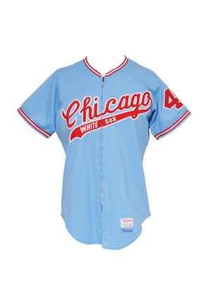 1975 Claude Osteen Chicago White Sox Game-Used Road Jersey