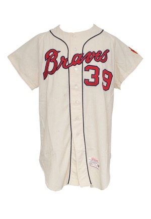 1966 Frank Thomas Atlanta Braves Game-Used Home Flannel Jersey