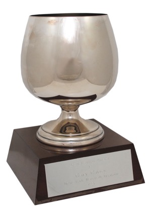 1986 Gary Carter Joan Payson Award Presented by New York Baseball Writers (Carter Family LOA)