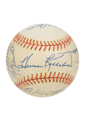 500 Home Run Club Vintage Signed Baseball (JSA • Original 11 Members)
