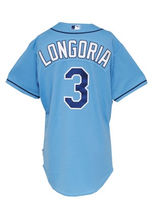 6/9/2013 Evan Longoria Tampa Bay Rays Game-Used Home Jersey (MLB Hologram)