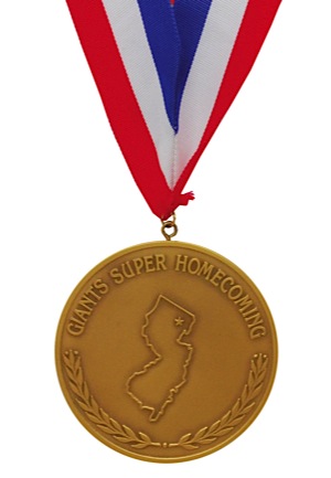 1/27/1987 New York Giants Super Bowl Champions "Super Homecoming" Medal