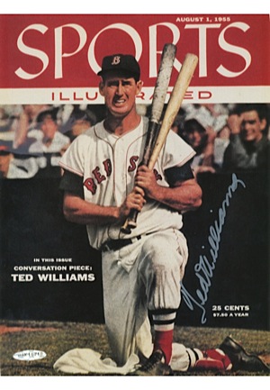 Ted Williams Autographed Photo & Signed Sports Illustrated Cover (2)(JSA)