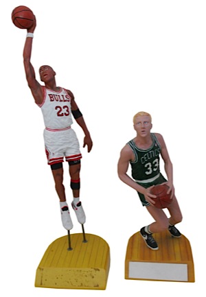 Michael Jordan & Larry Bird Salvino Statues (2)(UDA)