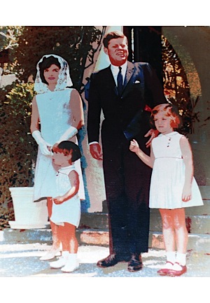1963 Kennedy Family Portrait Limited Edition Canvas Print by Bob Davidoff