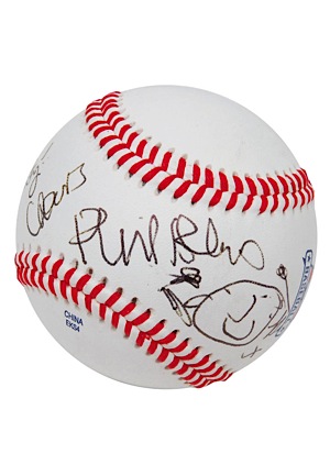Phil Collins Autographed Baseball (JSA)
