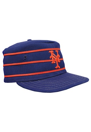 1976 Bud Harrelson New York Mets Game-Used Pillbox Cap