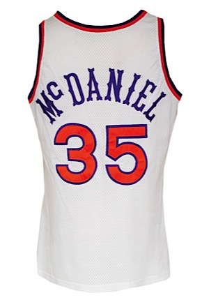 1990-91 Xavier McDaniel Phoenix Suns Game-Used Home Uniform (2)(Great Provenance)