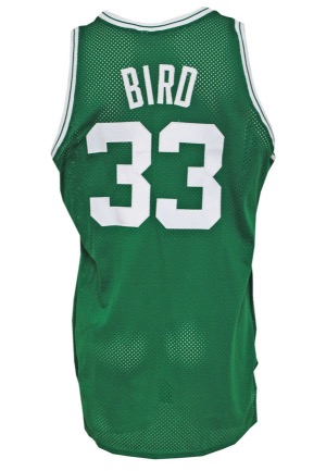 1990-91 Larry Bird Boston Celtics Game-Used Road Jersey