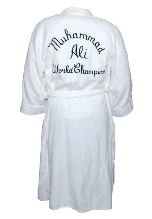 Muhammad Ali Training Worn "World Champion" Robe