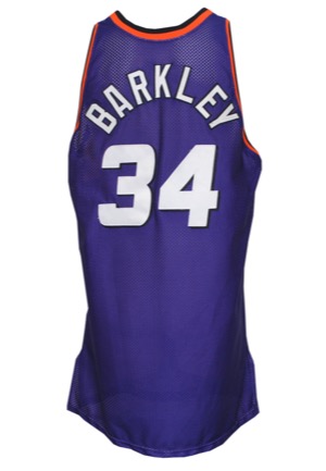 1994-95 Charles Barkley Phoenix Suns Game-Used Road Jersey