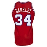 1989-90 Charles Barkley Philadelphia 76ers Game-Used Road Jersey