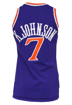 1988-89 Kevin Johnson Phoenix Suns Game-Used Road Uniform (2)(Great Provenance)