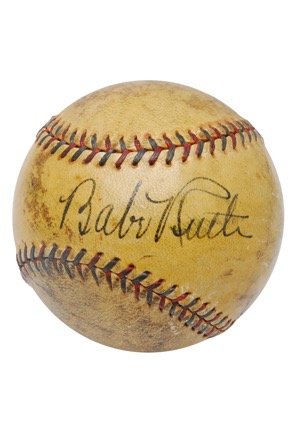 Babe Ruth, Lou Gehrig & Phil Rizzuto Signed Baseball (Full JSA)