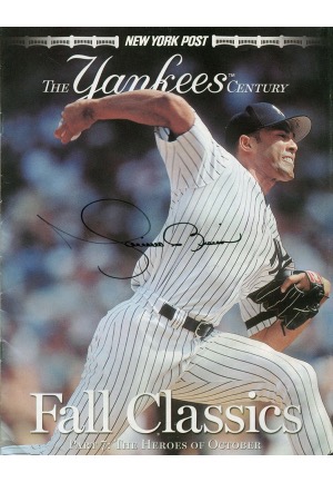 Mariano Rivera Signed "Yankees Century - Heroes of October" Magazine (JSA)
