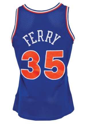 1990-91 Danny Ferry Rookie Cleveland Cavaliers Game-Used Road Uniform (2)