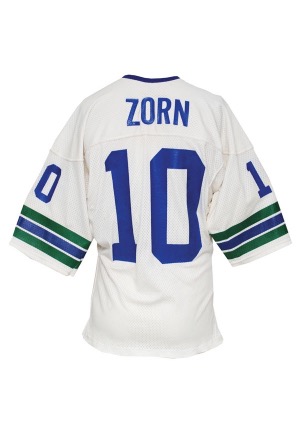 Late 1970s Jim Zorn Seattle Seahawks Game-Used Road Jersey