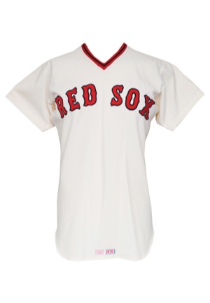 1977 Dwight Evans Boston Red Sox Game-Used Home Jersey
