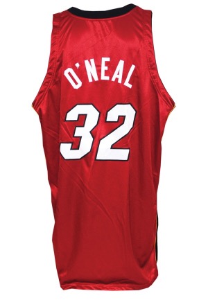 2005-06 Shaquille ONeal Miami Heat Game-Used Road Jersey (Championship Season)