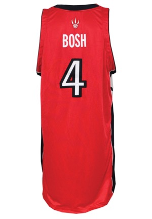 2003-04 Chris Bosh Rookie Toronto Raptors Game-Used Road Jersey