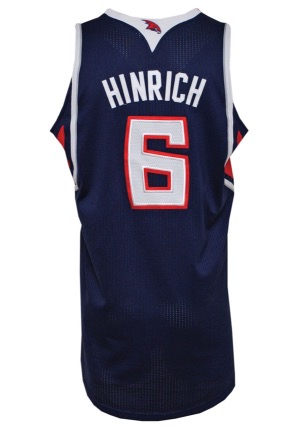 2010-11 Kirk Hinrich Atlanta Hawks Playoff Game-Used Road Jersey (Hawks-MeiGray LOA)