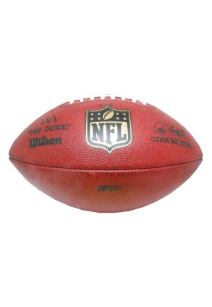 11/22/2012 New York Jets vs. New England Patriots Game-Used Football (Jets LOA)