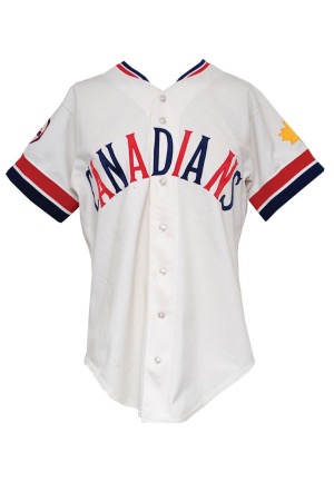 1991 Sammy Sosa Vancouver Canadians Minor League Game-Used Home Jersey