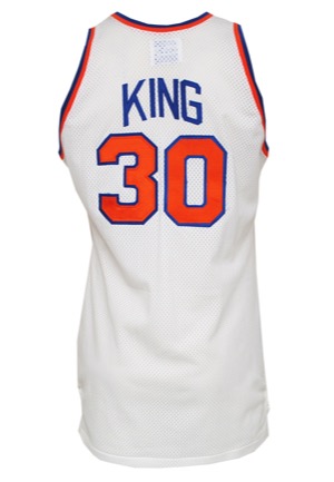 Early 1980’s Bernard King New York Knicks Game-Used & Autographed Home Jersey (JSA)