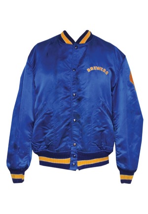 Early 1970s Milwaukee Brewers Worn Cold Weather Bench Jacket