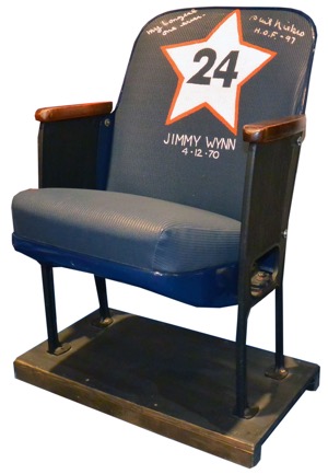 4/12/1970 Jimmy Wynn "Longest Home Run In Astrodome History" Single Stadium Seat (JSA • Sourced From Wynn) 