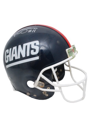 Phil Simms New York Giants Game-Used & Autographed Helmet (JSA • PSA/DNA)