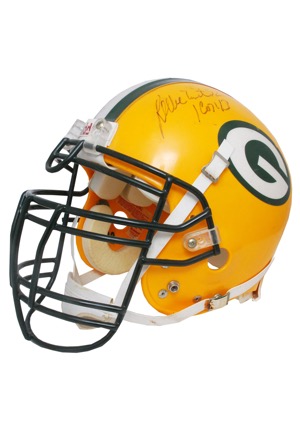 Reggie White Green Bay Packers Game-Used & Autographed Helmet (JSA)