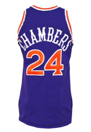 1988-89 Tom Chambers Phoenix Suns Game-Used Road Jersey