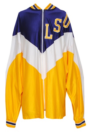 Early 1990s Shaquille ONeal Louisiana State University Tigers Worn Warm-Up Suit (2)(Letter of Provenance)