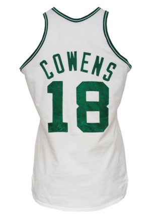 1973-74 Dave Cowens Boston Celtics Game-Used Home Uniform (2)(Championship Season • Photomatch • Cowens LOA • Pounded)