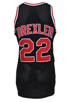 1989-90 Clyde Drexler Portland Trail Blazers Game-Used Road Jersey