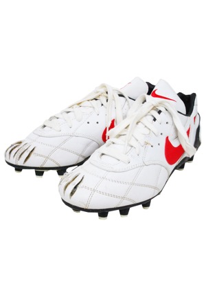 Jerry Rice San Francisco 49ers Game-Used Cleats (Originally Donated to SF City College)