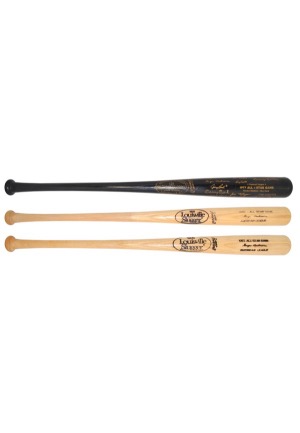 Sparky Andersons 1977, 1982 & 1985 Commemorative All-Star Game Bats (3)(Family LOA)