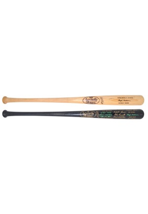 Sparky Andersons 1984 Detroit Tigers World Series Bat & 1984 Detroit Tigers World Champions Black Bat (2)(Family LOA)