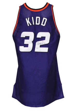 1998-99 Jason Kidd Phoenix Suns Game-Used & Autographed Road Jersey (JSA • Great Provenance)