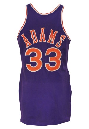 Circa 1976 Alvan Adams Rookie Era Phoenix Suns Game-Used Road Uniform (2)(Great Provenance)