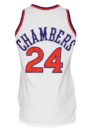 1988-89 Tom Chambers Phoenix Suns Game-Used Home Jersey (Great Provenance)