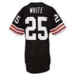 Early 1980s Charles White Cleveland Browns Game-Used Home Jersey (Repairs)